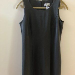 Dark Grey Shell Dress - T. Milano, Size 4 Petite